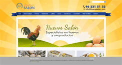 Desktop Screenshot of huevossalon.com